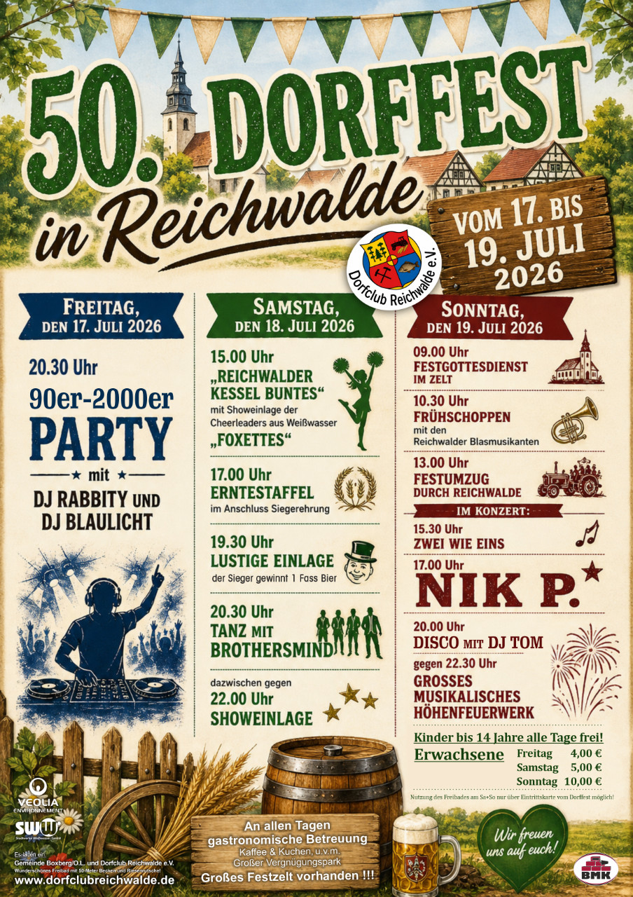 50. Dorffest in Reichwalde